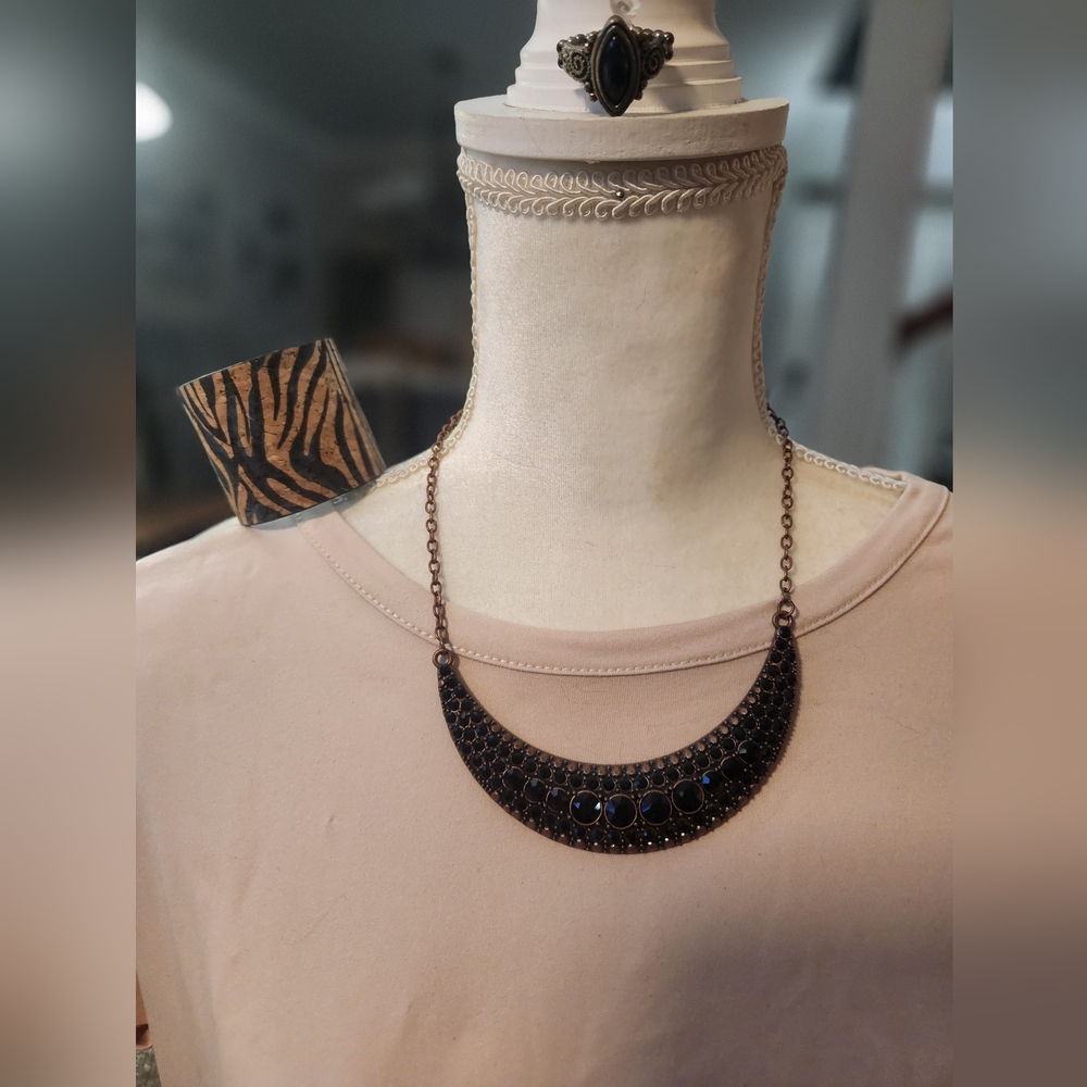 4 Pc Set Necklace,bracelet And Ring
